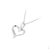 Zawieszka Z0011 z diamentami białe złoto