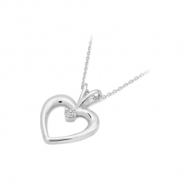 Zawieszka Z0009 Diament 0,04ct białe złoto