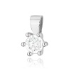 Zawieszka Z0222BT Diament 0,08ct białe złoto