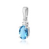 Zawieszka Z0001 Topaz Swiss 0,50ct białe złoto
