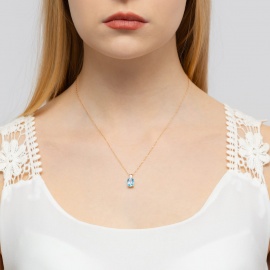 Zawieszka Z0400 Topaz Swiss 2,40ct różowe złoto