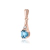 Zawieszka Z0040 Topaz Swiss 1,10ct różowe złoto
