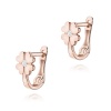 Kolczyki K0060 Diament 2 x 0,03ct różowe złoto