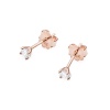 Kolczyki K0066 Diament 2 x 0,04ct różowe złoto