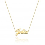 Naszyjnik N0067 z diamentami - Julia - żółte złoto