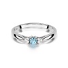 Pierścionek W0428 Topaz Swiss 0,15ct białe złoto