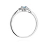 Pierścionek W0428 Topaz Swiss 0,15ct białe złoto