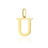 Zawieszka Z0069 Diament 0,005ct - litera U - żółte złoto