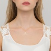 Zawieszka Z0070 Diament 0,005ct - litera A - żółte złoto