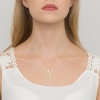 Zawieszka Z0070 Diament 0,005ct - litera N - żółte złoto