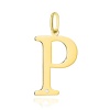 Zawieszka Z0070 Diament 0,005ct - litera P - żółte złoto