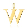 Zawieszka Z0070 Diament 0,005ct - litera W - żółte złoto