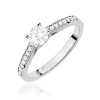 Pierścionek W0052 Diament Laboratoryjny 0,50ct białe złoto