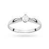Pierścionek W0171 Diament Laboratoryjny 0,15ct białe złoto