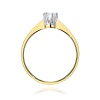 Pierścionek W0220 Diament Laboratoryjny 0,20ct żółte złoto