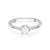 Pierścionek W0220 Diament Laboratoryjny 0,40ct białe złoto