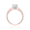 Pierścionek W0220 Diament Laboratoryjny 0,50ct różowe złoto