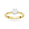 Pierścionek W0220 Diament Laboratoryjny 0,70ct żółte złoto