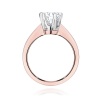 Pierścionek W0220 Diament Laboratoryjny 1,00ct różowe złoto