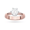 Pierścionek W0220 Diament Laboratoryjny 1,00ct różowe złoto