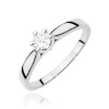 Pierścionek W0222B Diament Laboratoryjny 0,30ct białe złoto