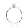 Pierścionek W0230 Diament Laboratoryjny 0,10ct białe złoto