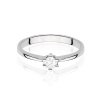 Pierścionek W0256 Diament Laboratoryjny 0,15ct białe złoto