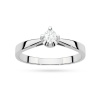 Pierścionek W0293 Diament Laboratoryjny 0,20ct białe złoto