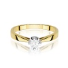 Pierścionek W0293 Diament Laboratoryjny 0,20ct żółte złoto