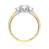 Pierścionek W0344 Diament Laboratoryjny 0,25ct żółte złoto