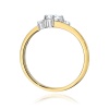 Pierścionek W0346 Diament Laboratoryjny 0,25ct żółte złoto