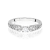 Pierścionek W0411 Diament Laboratoryjny 0,10ct białe złoto