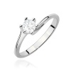 Pierścionek W0423 Diament Laboratoryjny 0,50ct białe złoto