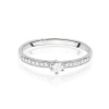 Pierścionek W0459 Diament Laboratoryjny 0,10ct białe złoto