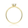 Pierścionek W0459 Diament Laboratoryjny 0,25ct żółte złoto