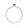 Pierścionek W0459 Rubin 0,15ct białe złoto