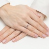 Pierścionek W0459 Rubin 0,15ct różowe złoto