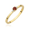 Pierścionek W0464 Rubin 0,15ct żółte złoto