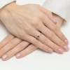 Pierścionek W0466 Rubin 0,30ct białe złoto