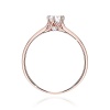 Pierścionek W0499 Diament Laboratoryjny 0,25ct różowe złoto