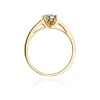 Pierścionek W0055 Diament 0,04ct żółte złoto