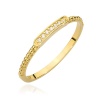 Pierścionek W0606 z diamentami żółte złoto