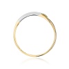 Pierścionek W0609 Diament 0,04ct żółte złoto