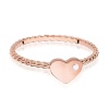 Pierścionek W0610 Diament 0,03ct różowe złoto