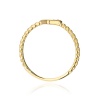 Pierścionek W0610 Diament 0,03ct żółte złoto