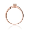 Pierścionek W0613 Topaz Swiss 0,15ct różowe złoto