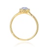 Pierścionek W0622 Tanzanit 0,50ct żółte złoto