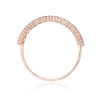 Pierścionek W0634 z diamentami różowe złoto