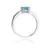 Pierścionek W0079 Topaz Swiss 1,10ct białe złoto
