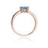 Pierścionek W0079 Topaz Swiss 1,10ct różowe złoto